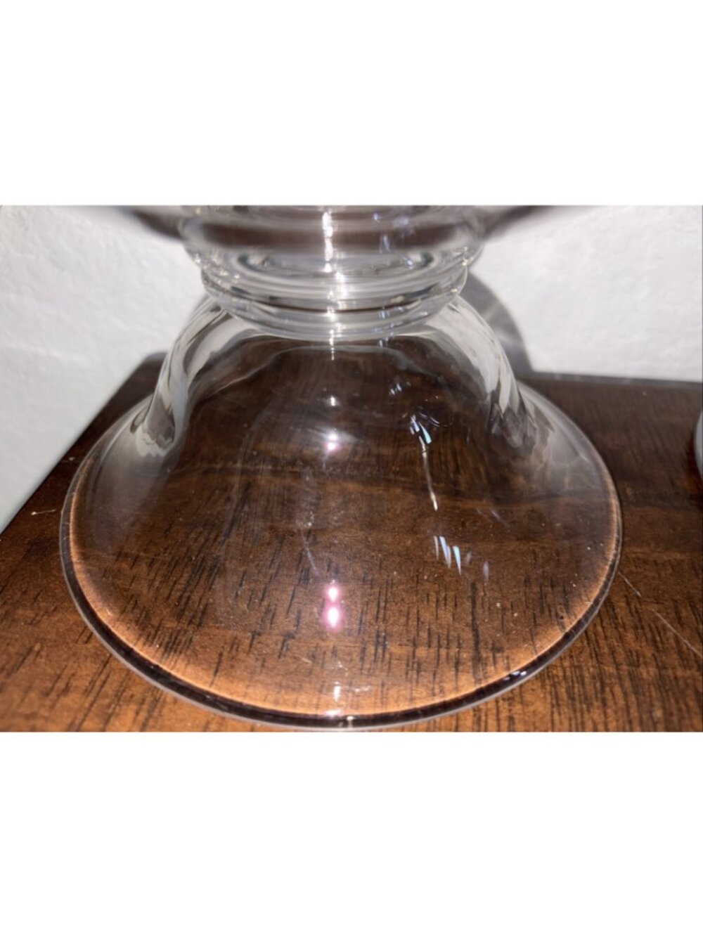 Set Of 2 Crate & Barrell Glass Hurricane Holiday Vases Or Candle Holders 14”T - Picture 7 of 8